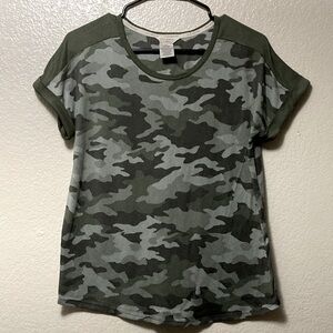 Lucky Brand Camo Soft T Shirt Top!